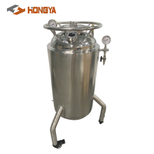 Stainless Steel Wheeled Jacketed Solvent tank